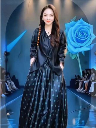 新中式时尚气质套装 #优雅气质 #高级感穿搭 #时尚套装