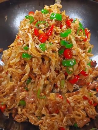 简简单单卜包菜丝,随便这样一炒,真的好吃又下饭!【农家手工坛子菜】湖南特产卜包菜丝腌菜下饭菜