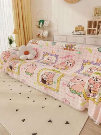 沙发垫可爱卡通全包防滑沙发巾四季通用全盖防尘沙发盖布