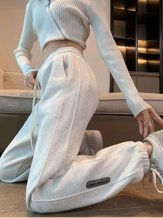 #束脚裤 #加绒卫裤 #裤子女 #休闲裤 #运动裤