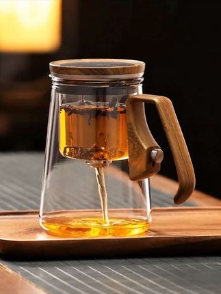 #顶壶新款无杆磁吸飘逸杯泡茶壶高端玻璃内胆茶水分离懒人茶具套装#磁吸飘逸杯#顶壶泡茶壶#懒人茶具#茶具套装