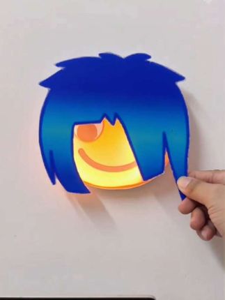 杀马特小夜灯表情包磁吸充电壁灯睡眠夜用高级炫酷礼物#小夜灯氛围灯 #小夜灯 #杀马特