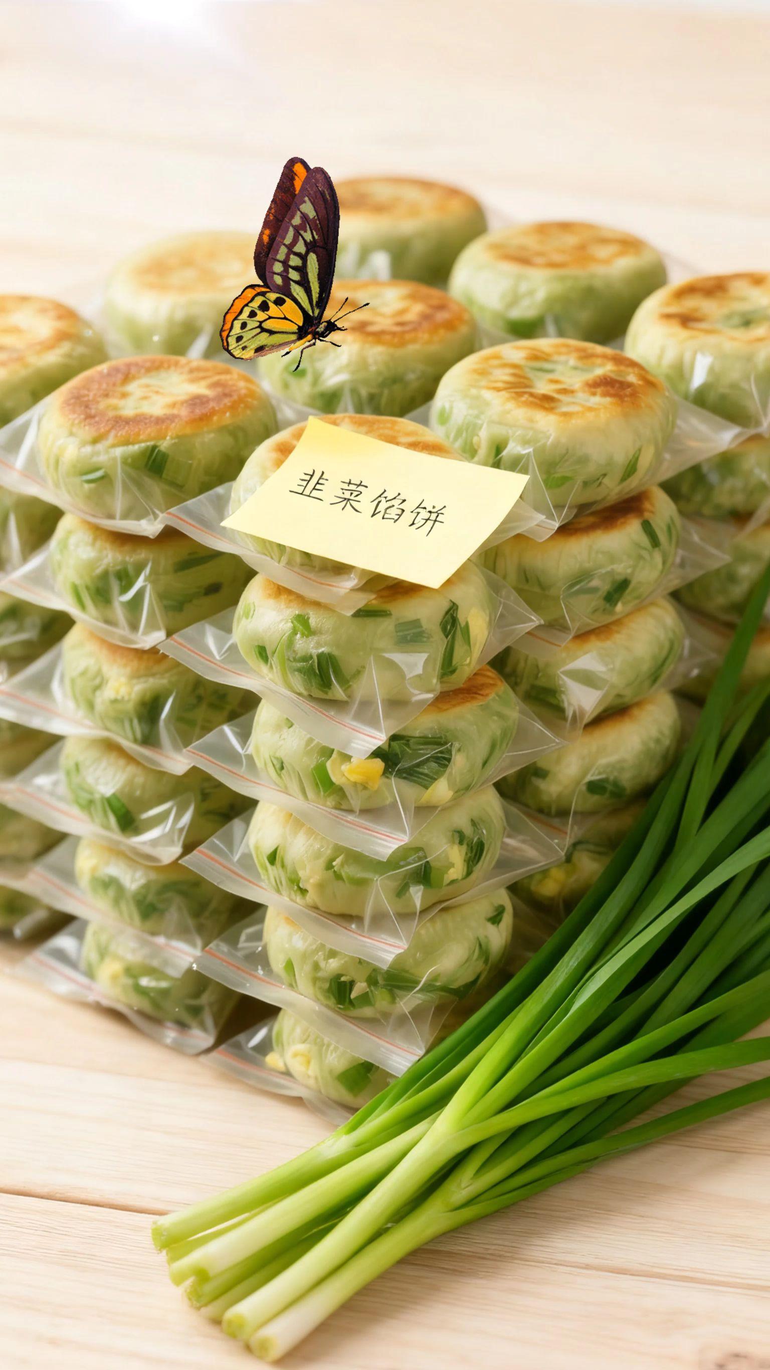 家有学生党必囤!韭菜馅饼太省心 家里俩上学娃,全靠这韭菜馅饼救早八!不用早起带娃排队买早点,自己还能多睡半小时。饼皮暄软,咬开满是韭菜鲜香,老人孩子都爱吃。囤上一箱,早上加热几分钟就搞定,配杯牛奶就是营养早餐。方便又顶饱,再也不用为孩子早餐发愁,全家都夸的快手美味!#早餐饼