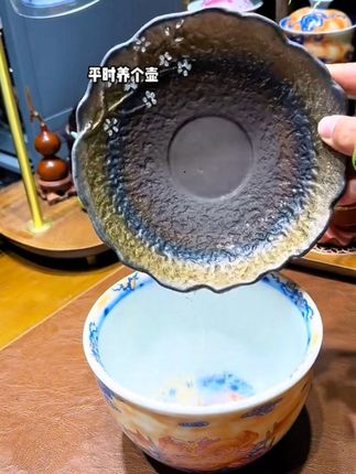 复古又百搭,老岩泥,朱泥,紫陶各种茶壶都能搭配。#壶承#紫砂壶#茶器之美#干泡台#茶具好物推荐
