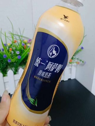 统一阿萨姆奶茶,原味500ml*15瓶整箱白桃观音味混搭450ml奶茶饮料#奶茶#阿萨姆奶茶