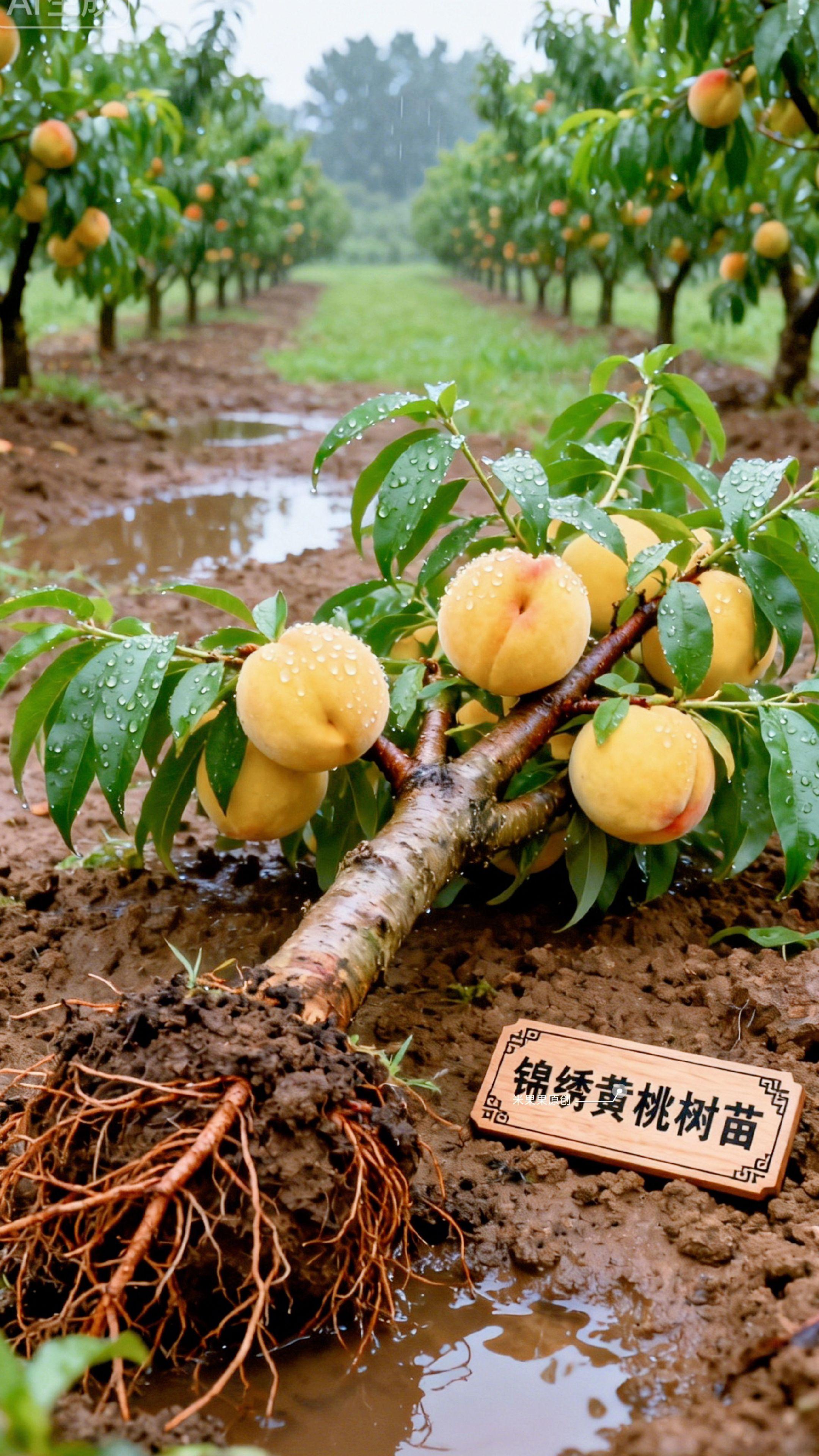 新品晚熟特大黄桃树苗嫁接桃树苗。【黄桃树苗,在家打造“黄金桃乐园”】 想实现黄桃自由?黄桃树苗必须安排上~它叶片嫩 绿鲜亮,像小巧的椭圆扇在枝头舒展;浅棕色枝干 结实挺拔,带着自然木质纹理,株型规整又充满生 机。等到结果时,金灿灿的黄桃挂满枝条,果肉饱 满多汁、甜度超高,咬一口仿佛能尝到阳光的味道 ~不管是种在庭院打造小果园,还是阳台盆栽期待 收获,都很合适。从幼苗开始培育,看着它慢慢长 大结果,这份参与生长的过程,治愈又有成就感~ #黄桃树苗 #果树苗#桃树苗 #优质农产品#庭院种植