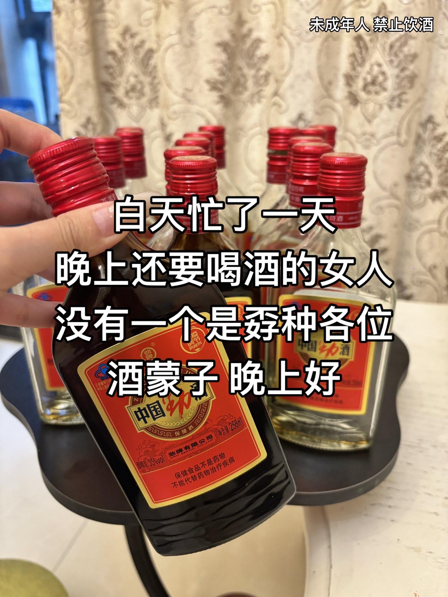 何以解忧,唯有劲酒!各位酒蒙子 晚上好!#中国劲酒 #酒蒙子的日常 #干杯🍻 #微醺时刻 #中国女人喝中国劲酒