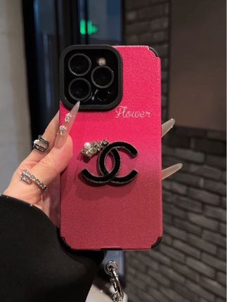高级双C金属标渐变色小羊皮手机壳!搭配黑珠挂链超有质感~#这个手机壳真的长在我心巴上了 #手机壳高级轻奢 #仙女必备 #好物推荐 #是时候安排一下了