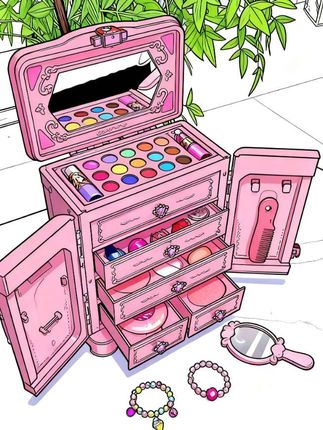 儿童化妆品玩具套装正品女孩美妆箱生日礼物公主彩妆指甲油可水洗