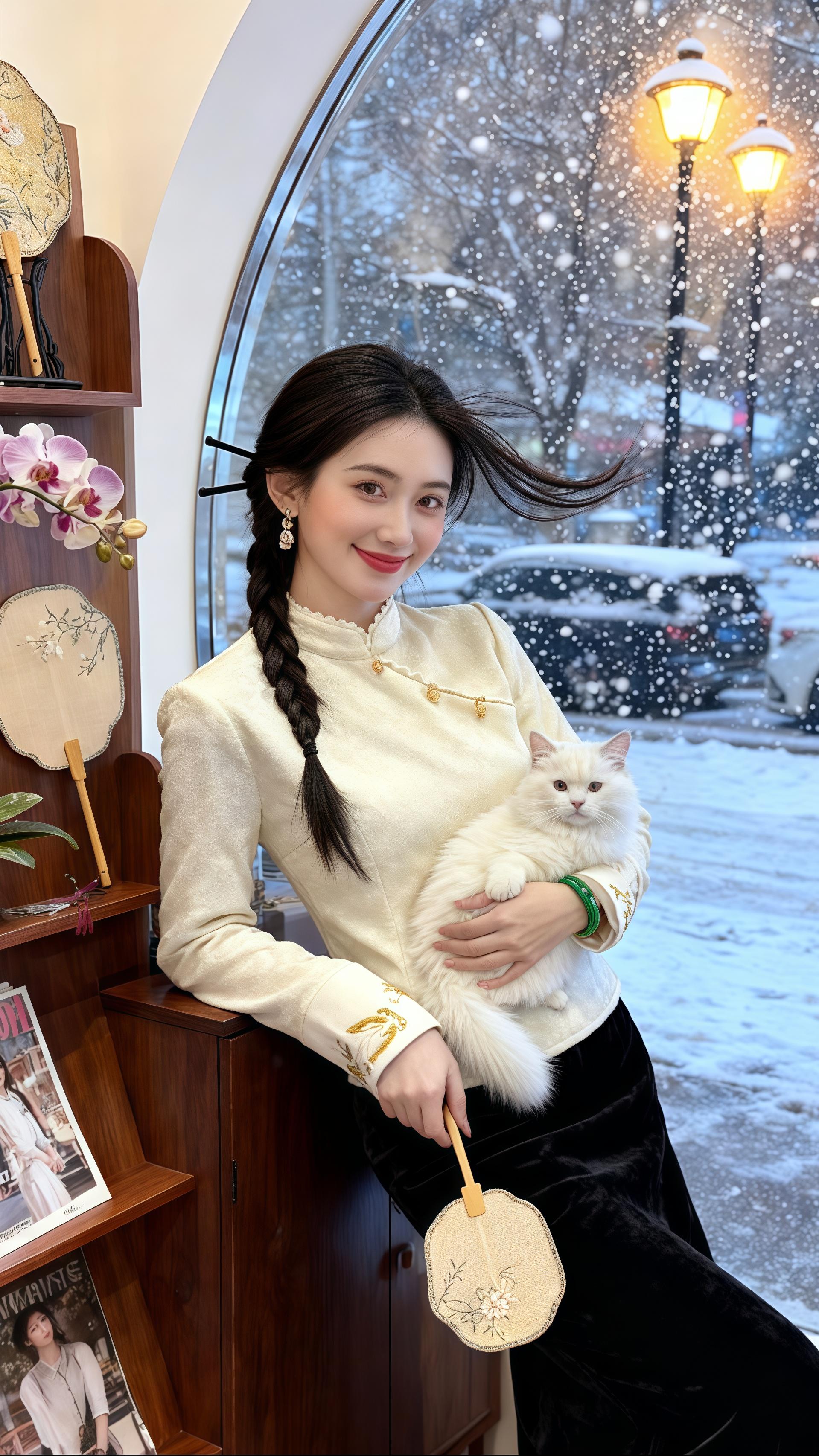 #新中式穿搭 #国风刺绣上衣 #一键入冬穿搭 #气质优雅穿搭 #暖fufu的冬日ootd @DOU+小助手 @巨量千川 @抖加🔥上热门🔥dou+🔥热点宝