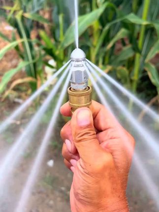 旗旺 水老鼠高压喷嘴1/4快插前一后六喷头下水管道清洗疏通头喷头#水老鼠#疏通管道#下水道堵塞
