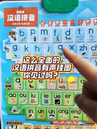 #一年级 九月份升一年级的小朋友 拼音是重点也是难点,用有声挂图提前学一学,真的很方便,为一年级学习打基础。#汉语拼音有声挂图#拼音拼读#声调#汉语拼音