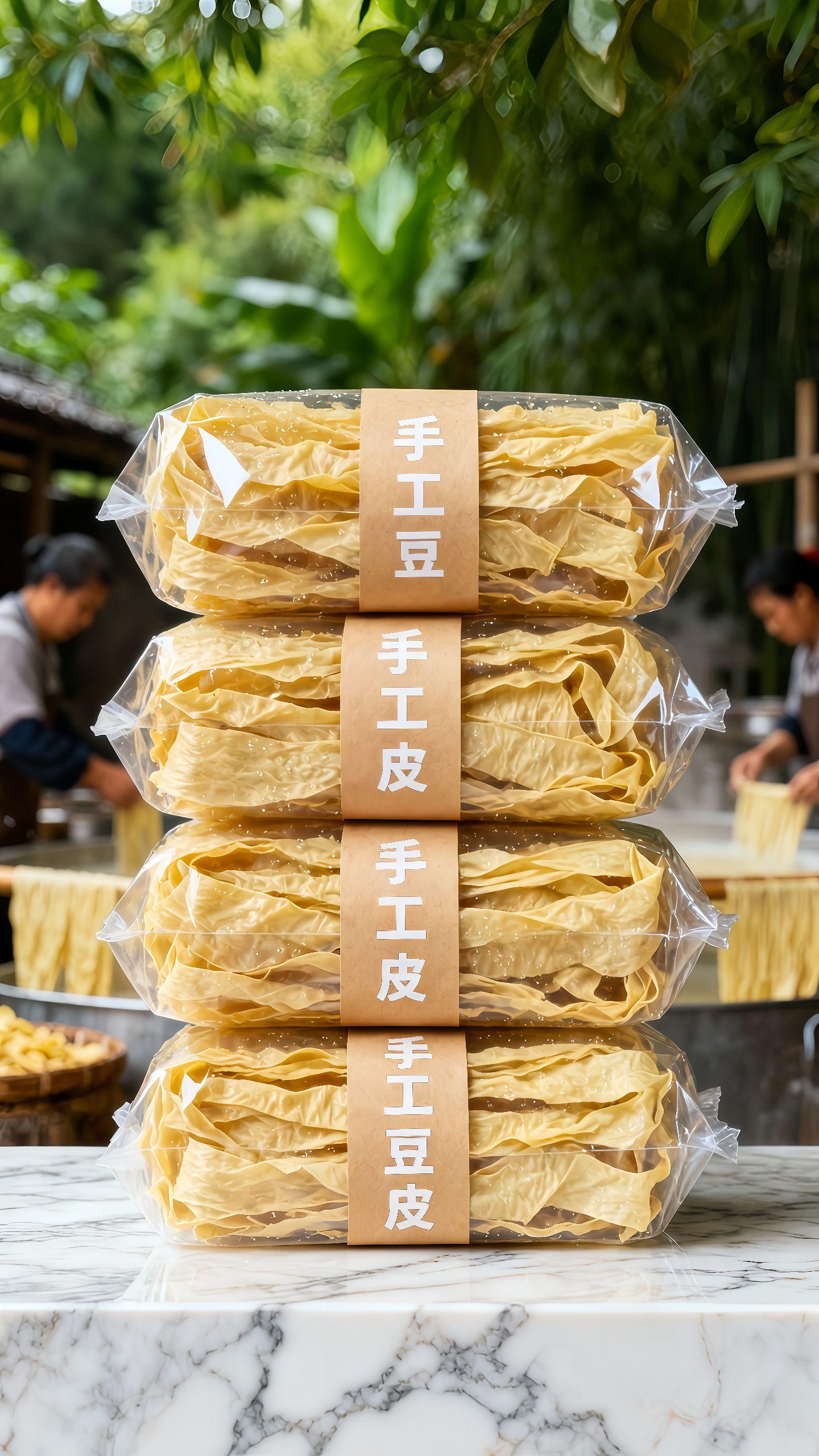 豆皮,薄得如同蝉翼,却藏着咱老祖宗满满的饮食智慧~精选黄豆细细磨浆,再用文火慢慢熬煮,那一层又一层凝结出的,是柔韧又鲜香的美味薄片。 它是平日里家常小炒的温馨主角,也是年夜饭桌上承载团圆的独特味道。普普通通的食材,却能变幻出无数极致美味。不管是创意新菜,还是经典老味,豆皮总能在平凡日子里,给味蕾带来意想不到的惊喜!快来尝尝这份专属于生活的烟火美味~ #手工豆皮 #家乡味道 #豆制品#家庭美食#好吃到停不下来