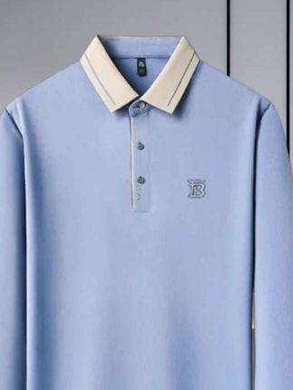 男士们兄弟们这是专柜正品奥特莱斯秋季新款英伦男士长袖POLO衫休闲翻领桑蚕丝T恤#潮流穿搭 #穿着舒服 #男装 #休闲百搭款 #谁穿谁好看