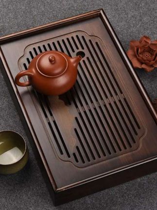 新中式竹制干湿两用茶盘#召唤茶友 #茶具好物推荐 #高档大气上档次 #茶盘 #竹制茶盘