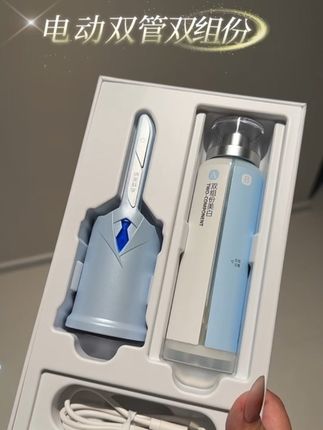 不一样的刷牙体验,牙黄的姐妹别犹豫快@家损总来给你买,我也还得继续用,让牙齿更白一些~#了不起的口腔科技#纳美科学电动双管双组份美白牙膏#牙膏推荐