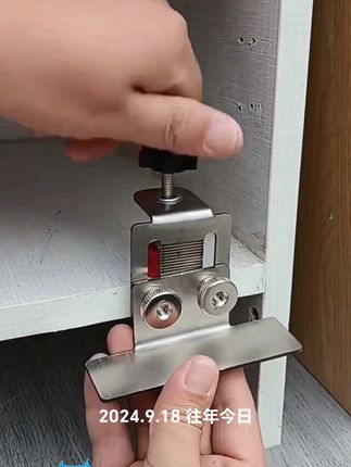 不锈钢柜门按装辅助器#木工工具 #家装装修