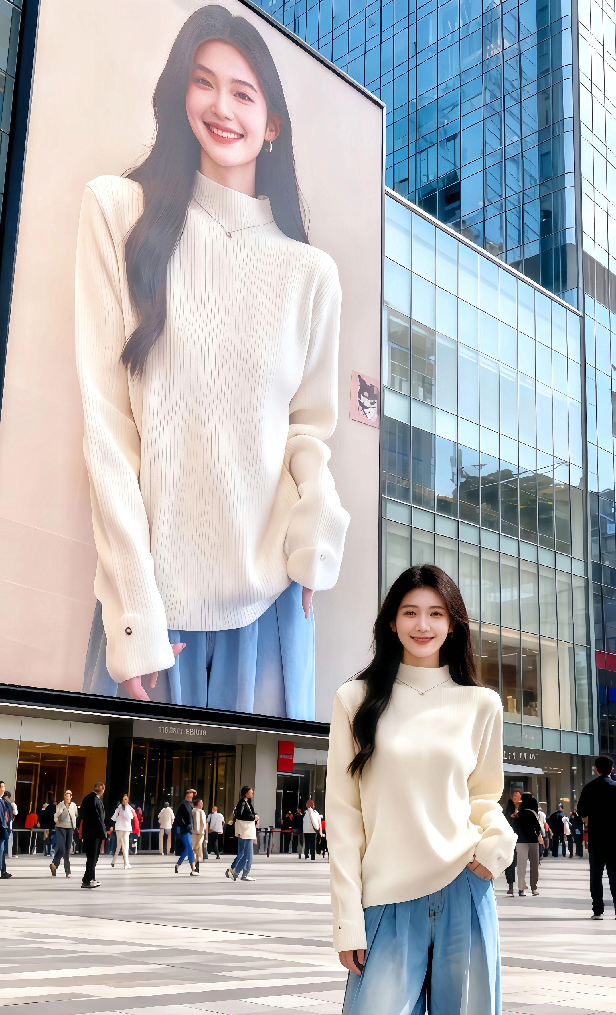 《胖MM秋冬本命打底衫:穿出不同的美》2025秋胖MM的本命打底衫!谁穿谁夸 2025年秋天一到,胖MM陈曦就挖到宝了——这件大码半高领针织打底衫,简直是为她量身定做! 在服装工作室试穿时,她选了灰色款,往衣模旁边一站,和同款穿搭隔空“撞衫”超默契~宽松版型把肉肉藏得超好,整个人看着利落又显瘦,脸上的笑容满是藏不住的自信! 后来去湖畔散心,她换了温柔的米白色款,怀里抱着小狗拍秋景,软乎乎的针织面料贴在身上,配上周围的落叶,整个人都透着温柔劲儿~ 这件打底衫就是陈曦秋冬衣橱的“万能搭子”!不管是平时上班通勤穿,还是周末去户外放松,都能让她穿出胖MM的精致感,还一点不紧绷,舒服又好看~ #韩系穿搭 #温柔穿搭 #优雅气质 #今日穿搭#晒晒我的秋日穿搭