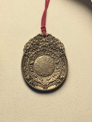 握在手中的大明祥瑞——大明永乐九宫八卦牌#九宫八卦牌 #大明永乐九宫 #天地万有图 #九宫牌 #九宫牌十二生肖