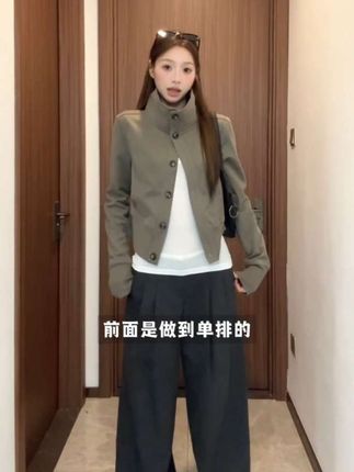 #韩系穿搭 #夹克外套 #通勤穿搭 #高级感穿搭 #辣妹穿搭