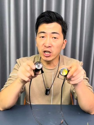 双色激光射灯汽车LED射灯透镜12v85v大钢炮越野车摩托电动车高亮#新科技 #汽车好物推荐 #摄影器材 #弗迪电池都什么车在用