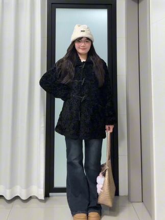 #微胖穿搭 #天冷了记得穿得毛绒绒