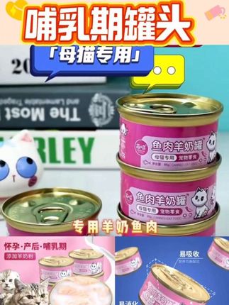 #好物推荐 菲喵母猫羊奶鱼肉罐头怀孕产后孕期孕猫哺乳期罐头下奶滋补营养品#每日分享 #视频同款 #好东西一起分享