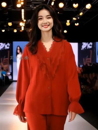 #睡衣家居服#面料柔软舒适#在家也要美哒哒