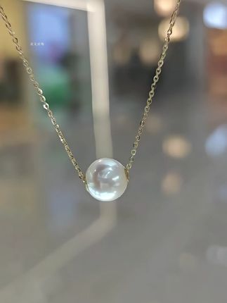 #淡水珍珠 #18k金 #珍珠吊坠 #路路通