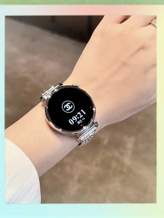 适用华为满钻花环金属手镯款GT6手表表带watch3watch4GT4GT5pro女