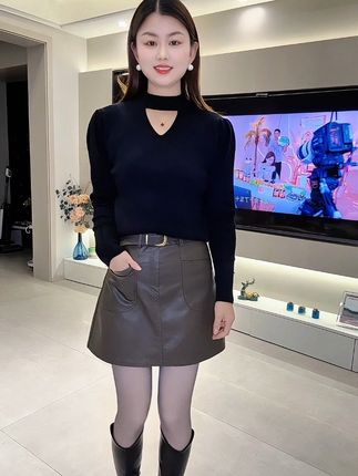 送皮带 有内衬 黑色小皮裙2025早秋新款高腰显瘦 A字裙子短裙高品质半身裙女秋冬#显高显瘦显腿长 #辣妹穿搭 #气质穿搭 #显瘦穿搭 #秋冬穿搭