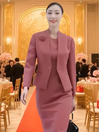 #婚礼妈妈礼服 #婚庆礼服 #喜婆婆喜妈妈 #穿搭 #谁穿谁好看 @DOU+小助手 @巨量千川