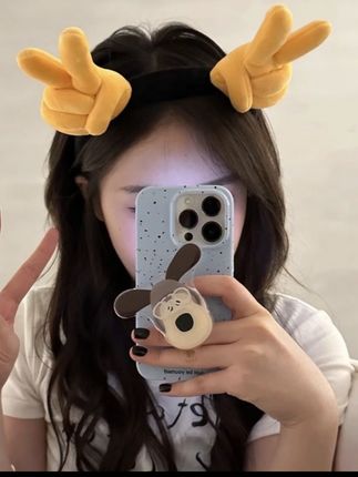 可爱捏#也太可爱了吧 #甜妹风 #发箍这样戴好美#假装是甜美 #发箍这样戴好美