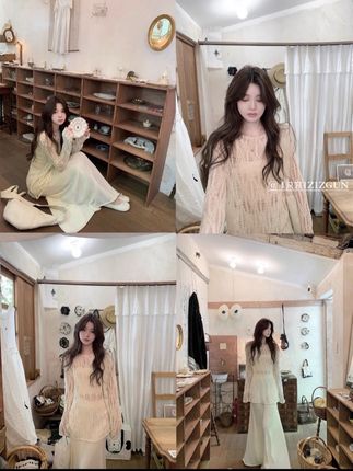 法式镂空透气长袖针织衫女夏温柔慵懒风松弛宽松防晒罩衫吊带套装 #毫不费力地打开初秋穿搭  #盛夏穿搭扫货季  #夏季干净风穿搭  #早秋基础款外套如何摆脱路人感  #已经开始反季节穿搭了