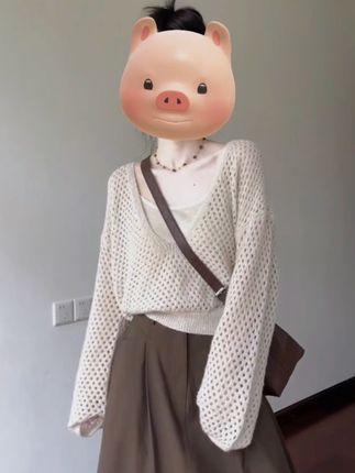 #韩系慵懒风 #穿搭日记分享 #针织衫 #温柔风穿搭