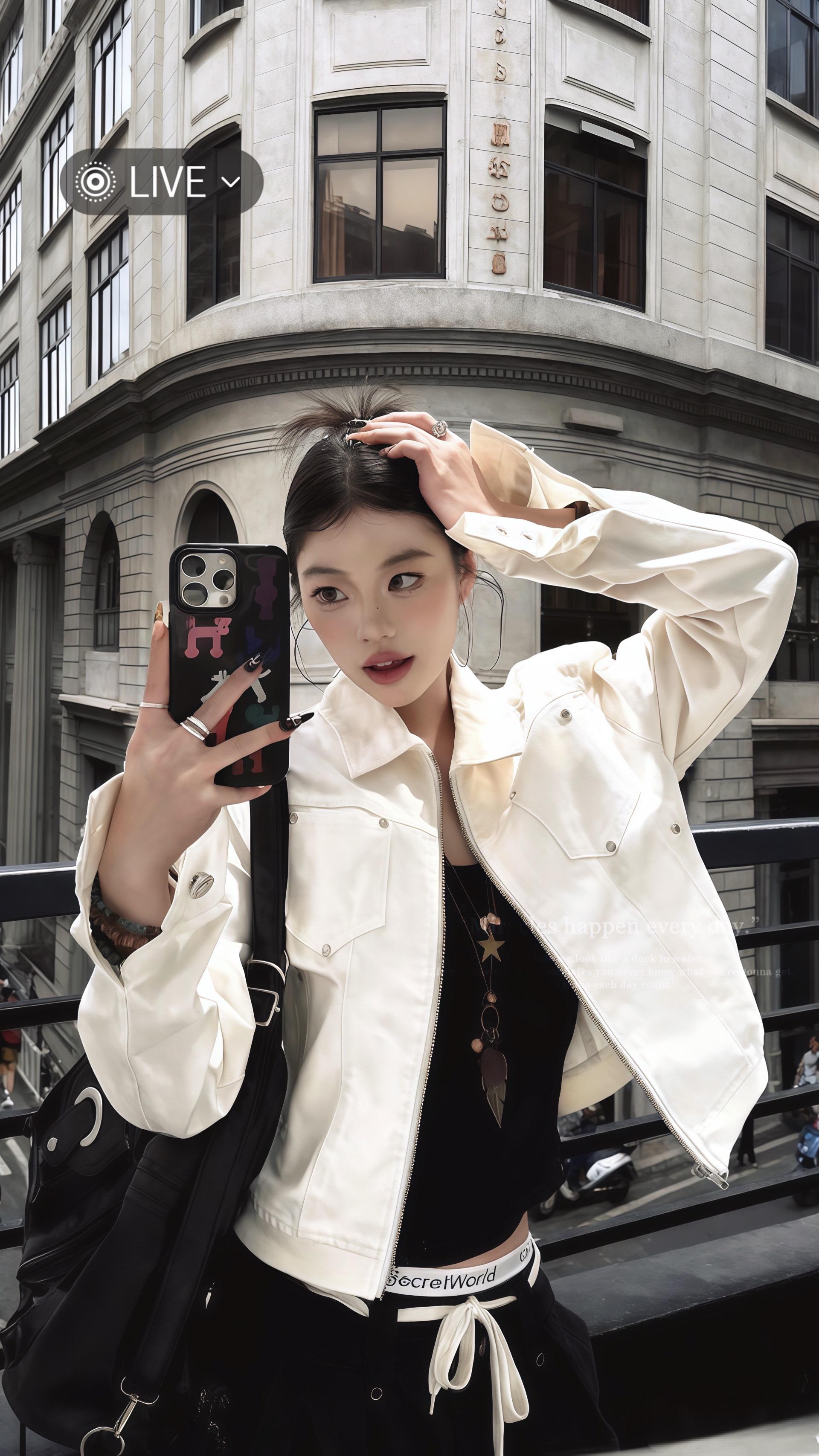 美式复古辣妹风。#秋冬万能配色公式 #我是又甜又酷的流光系少女 #小个子初秋显瘦穿搭 #早秋显身材平价上衣合集 #跟着Winter学少女感老钱风 @DOU+上热门 @DOU+小助手 @抖加🔥上热门🔥dou+🔥热点宝