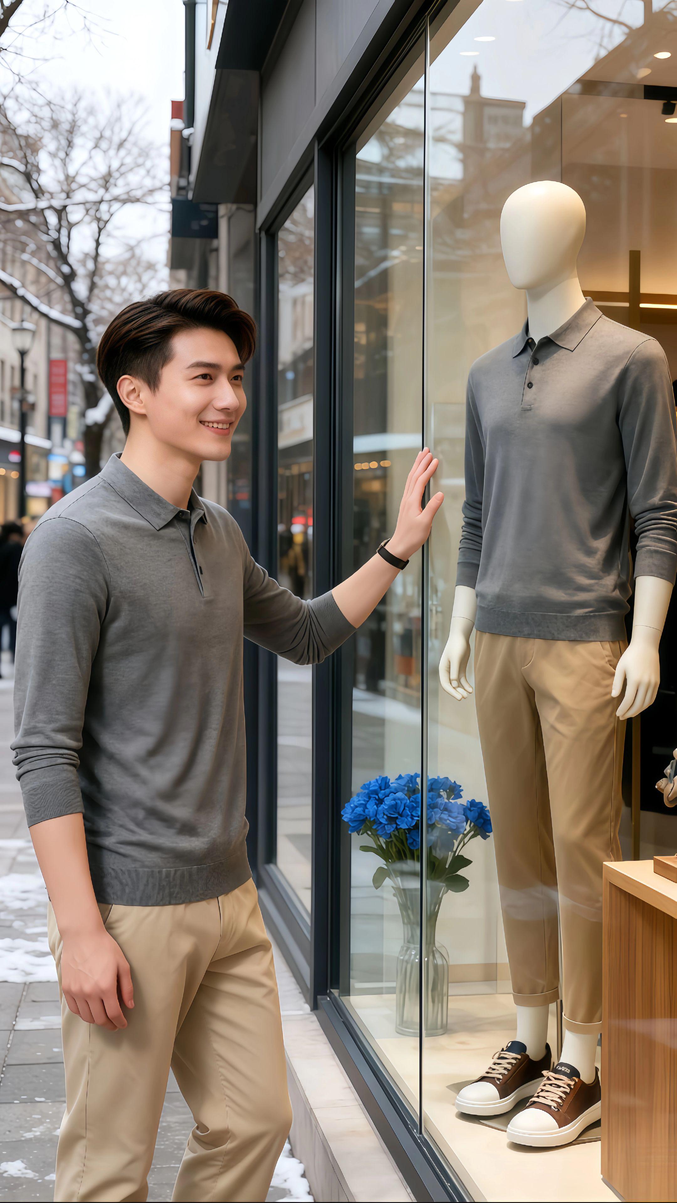 【都市逆袭】穿百元穿搭的他,竟是隐藏的千亿总裁?   “先生,这件小众设计的灰色针织衫,搭配卡其裤,很适合您的气质。”店员笑着介绍。   林辰淡淡点头,指尖划过面料——没人知道,他旗下的奢品集团,正把这种“简约贵气风”推向全球。   咖啡店的暖光里,他靠在皮质沙发上翻菜单,窗外的雪落了又落。路过男装店橱窗,他看着穿同款的模特,嘴角微扬:曾几何时,他也挤在地铁里,穿着平价衣,为梦想奔波。   如今,千亿身家,他却偏爱这一身随性。毕竟,真正的高级,从不是标签堆砌,而是藏在穿搭里的松弛,和骨子里的锋芒。   热门话题  #男装穿搭 #隐藏大佬  #男生穿搭 #针织衫 #舒适百搭