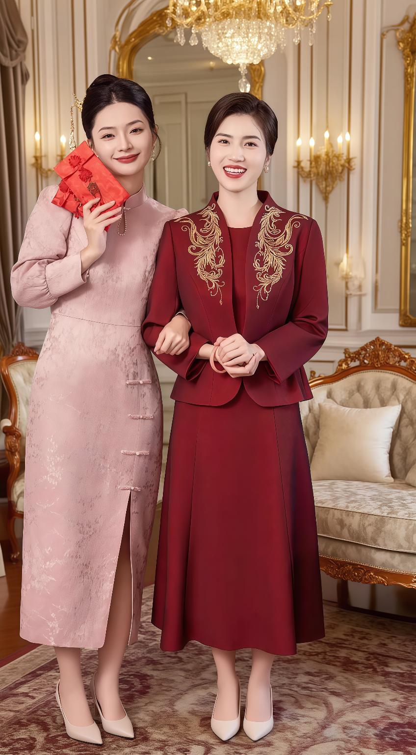 #喜婆婆喜妈妈婚宴装#礼服#气质套装#日常可穿#喜婆婆装@DOU+小助手 @抖加🔥上热门🔥dou+🔥热点宝 @DOU+上热门