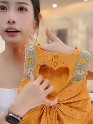 女童夏季无袖套装2025新款洋气时髦小女孩薄款夏装巨好看爆款童装#甜美穿搭 #小清新穿搭 #优雅气质 #女童穿搭 #每日分享