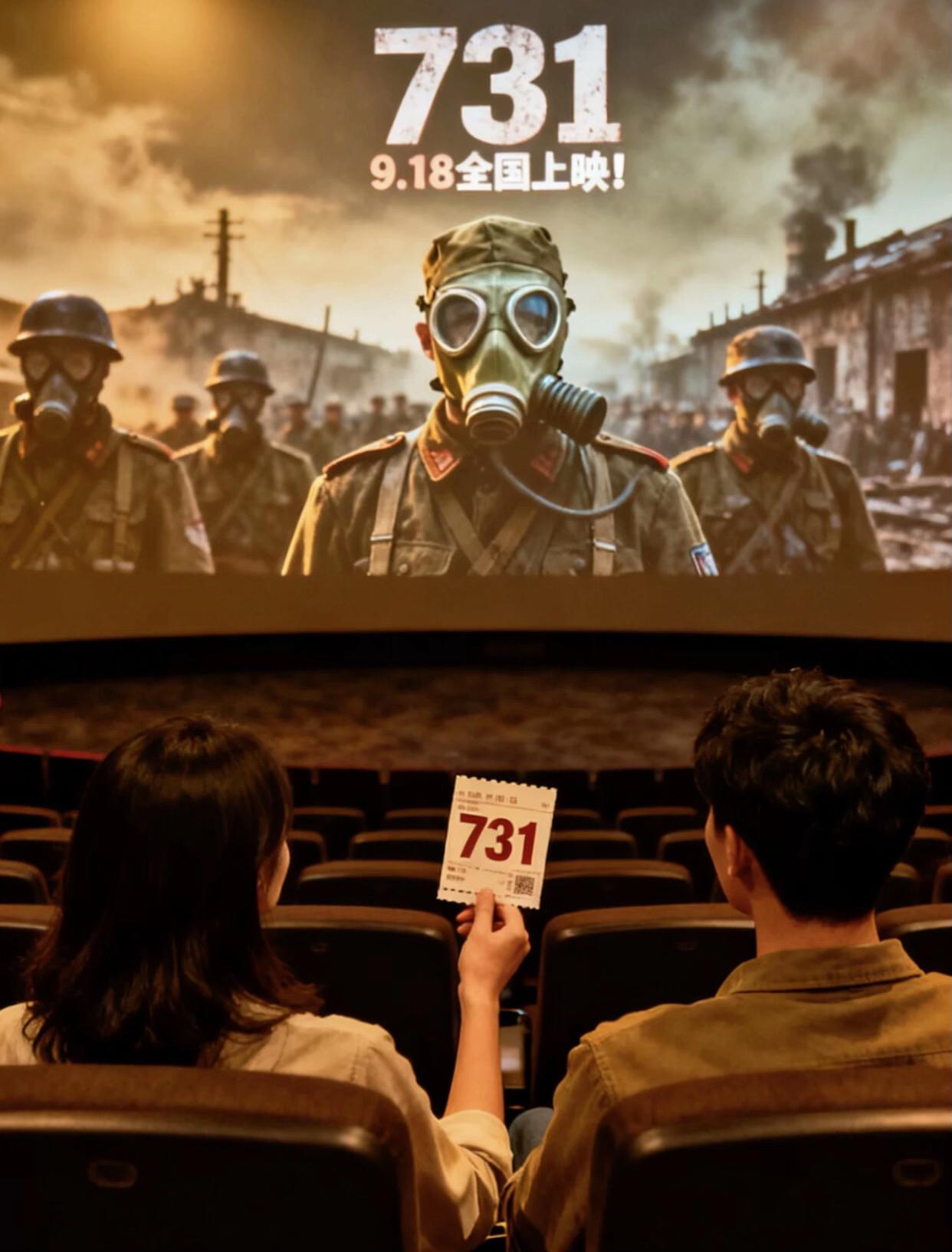 历史印记,山河无恙,勿忘国耻牢记历史,致敬先烈!致敬英雄!731电影9月18日全国上映……