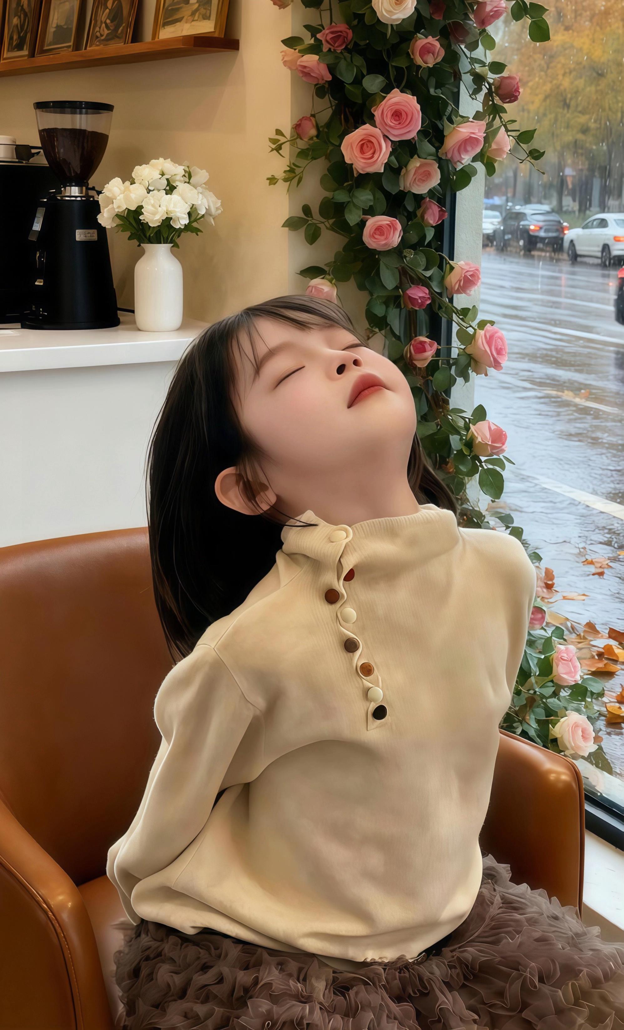 #慵懒风穿搭 #女宝穿搭 #温柔穿搭 #女童针织衫 #儿童针织衫