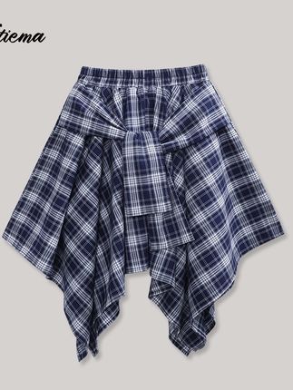 #女童裙子 #儿童裙子 #儿童裙子推荐 #女童半身裙 #儿童半身裙  夏季百搭格子半身裙百褶时尚中大儿童穿搭凉爽舒适