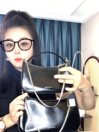 大小版法式新月女包