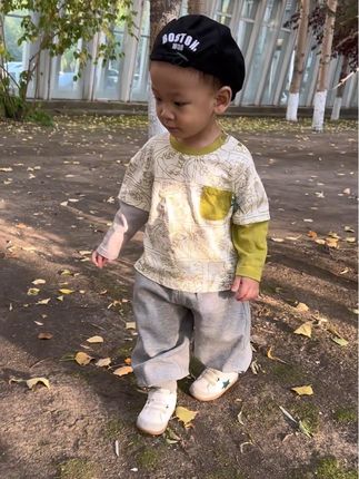 宝宝秋季长袖上衣 #男宝穿搭 #无忧无虑的童年 #童装萌娃穿搭 #人类幼崽的日常 #人类幼崽成长计划