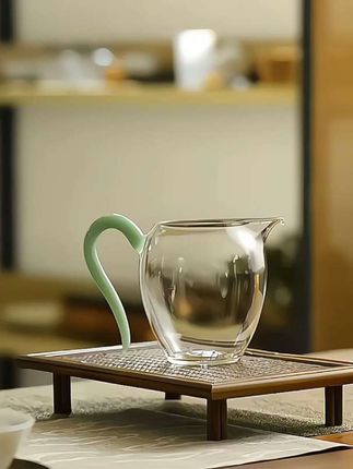 耐热玻璃公道杯#公道杯 #公道杯分茶器 #茶器茶具 #茶具 #玻璃公道杯