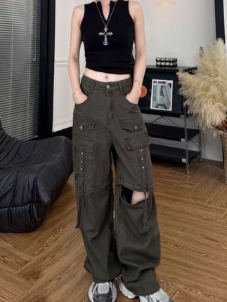 #显高显瘦 #牛仔裤 #工装裤穿搭 #牛仔穿搭 #夏季穿搭