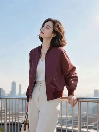 #休闲夹克#休闲穿搭#减龄气质#时尚休闲#穿出自己的风格@DOU+小助手