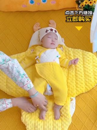 别再用传统包被包裹孩子了,过来了人经验告诉你,这种一体式睡袋包被,不仅省心省力,而且还能安抚宝宝防惊跳!