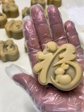 这个月饼也太好看了吧,做法也很简单#中秋 #月饼