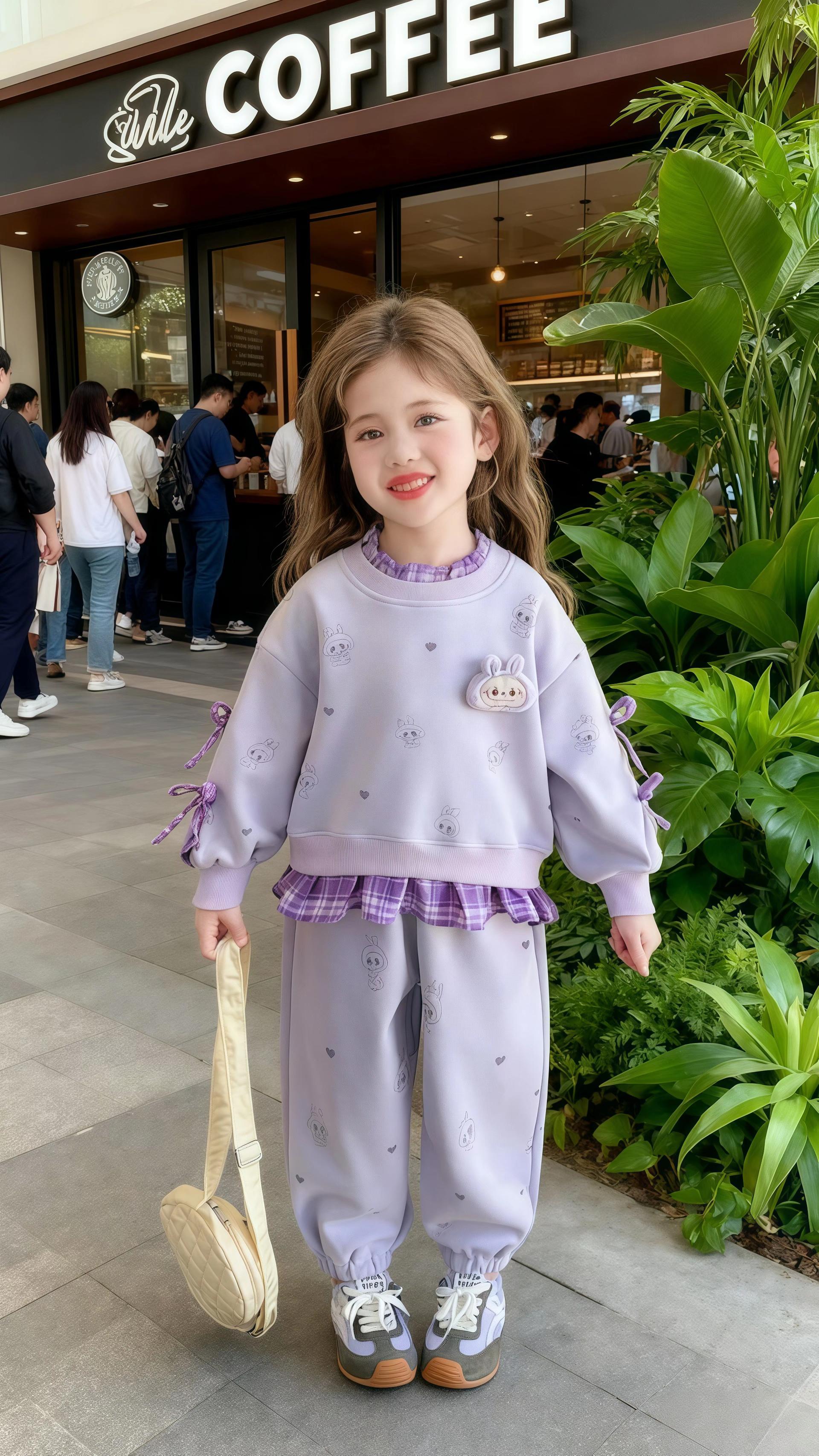 儿童卫衣套装来啦~这款套装是专为女童设计的秋季新款,采用卡通的设计风格,穿上特别可爱,而且是韩版的样式,非常时尚又洋气。它属于休闲运动的风格,不仅舒适还很时髦,孩子平时上学或者出去玩都可以穿,喜欢的妈妈们赶紧入手吧~#儿童套装 #卫衣套装 #女童穿搭 #秋季新款 #休闲穿搭